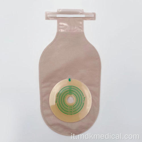 Borsa di colostomia medica con sigillo a strisce di alluminio per sacchetto per ostomia per la cura della stoma